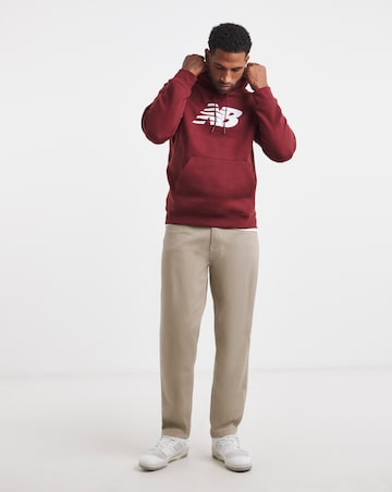 New Balance Essentials Logo Brushed Hoodie