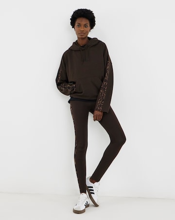 adidas Leopard 3 Stripe Hoodie