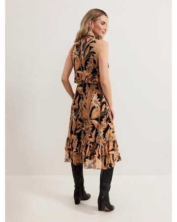 Phase Eight Alma Printed Double Layer Dress