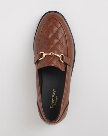 Cushion Walk Quilted Loafers Wide E Fit