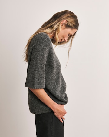 Anthology Knitted Short Sleeve Jumper