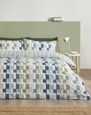 Catherine Lansfield Bryson Geo Duvet Cover Set