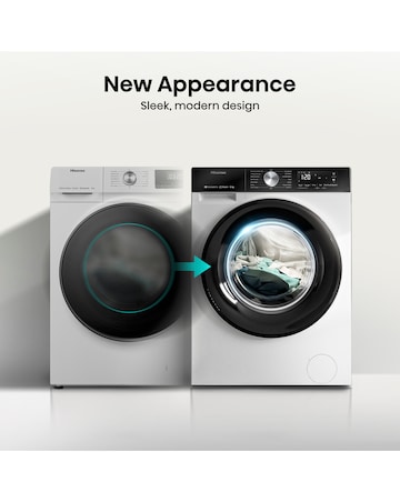 Hisense 3S Series WF3S1243BW3 WiFi-enabled 12kg 1400 Spin Washing Machine - Whit