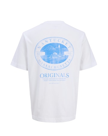 Jack & Jones Massachusetts Originals Back Graphic T-Shirt - White