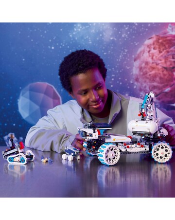 LEGO Technic Lunar Outpost Moon Rover Space Vehicle, STEM Toy 42211