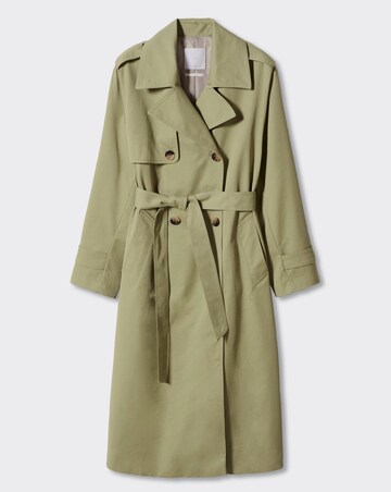Mango Double-Button Trench