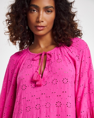 Broderie Beach Dress