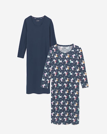 Pretty Secrets (2 Pack) Value Christmas Midi Nighties