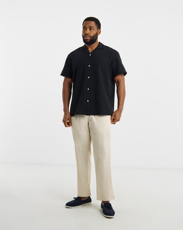 Jac & Jones Karl Breeze Linen Blend Trousers - Natural