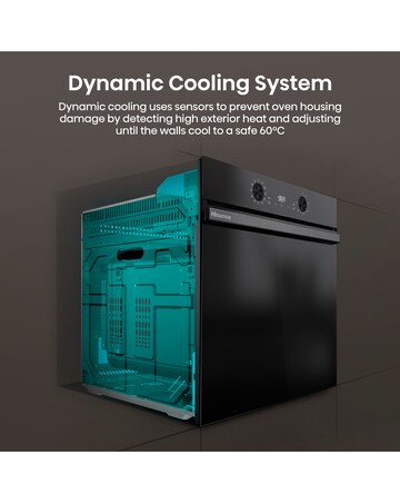 Hisense Hi2 Built In Electric Plug & Play Oven - Black