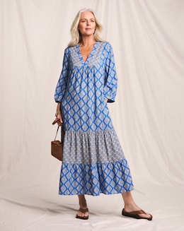 Julipa Mix Print Midi Dress