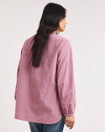 Julipa Cord Pintuck Blouse