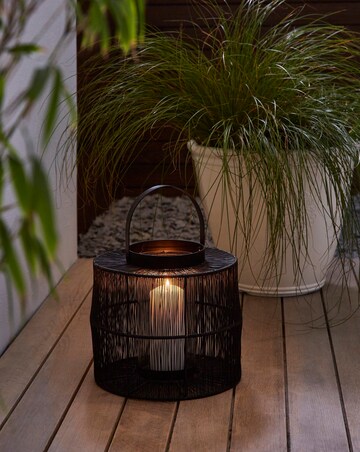 Ivyline Portofino Wirework Lantern H22cm W26cm