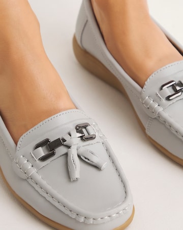 Samara Leather Tassel Detail Loafer Wide E Fit