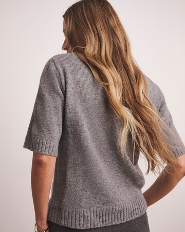 Anthology Cable Knit Short Sleeve Jumper