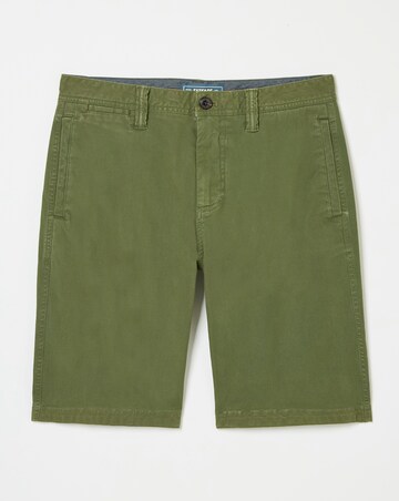 Fatface Stow Garment Dyed Shorts - Green