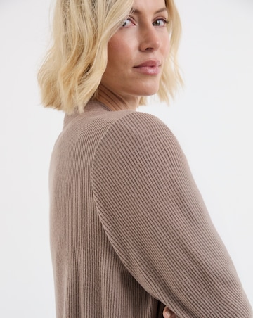 Soft Touch Ribbed Cardigan