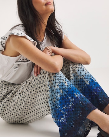Julipa Printed Crinkle Trouser