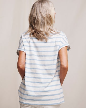 Julipa Embroidered Stripe T-Shirt