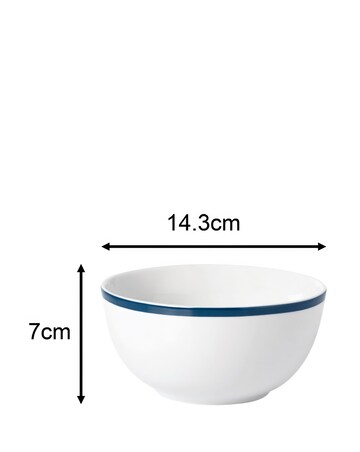 Waterside Blue Bistro 80 Piece Dinner Set