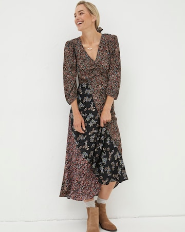 FatFace Nate Floral Midi Dress