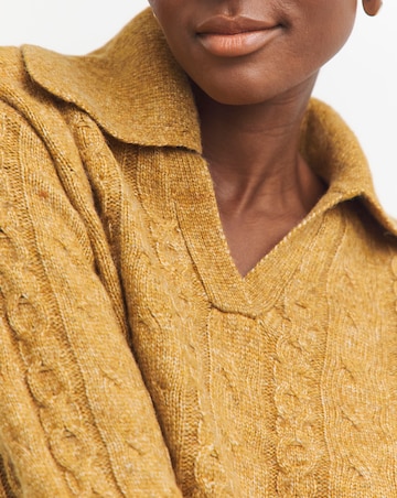 Cable Collar Jumper