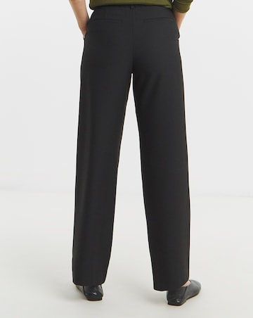 Black Tailored Wide Leg Trousers