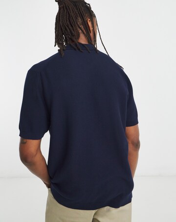 Lacoste Short Sleeve Knitted Polo - Navy