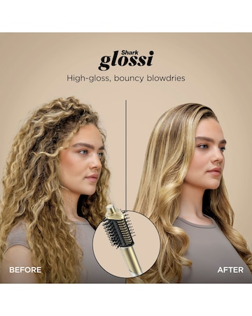 Shark Glam Straight & Waves Multi-Styler 4-In-1 - Gold - HD6041SUK