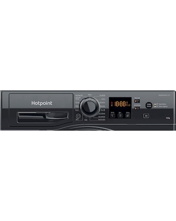 Hotpoint NSWM 1046 BS UK 10kg, 1400rpm, Washing Machine - Black