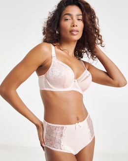 Fantasie Fusion Lace Plunge Wired Bra Blush