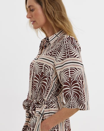 Belted Shirt Dress