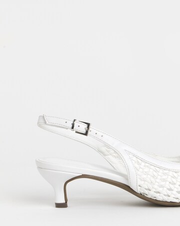 Bolero Woven Pointed Toe Slingbacks - Extra Wide Fit (EEE)