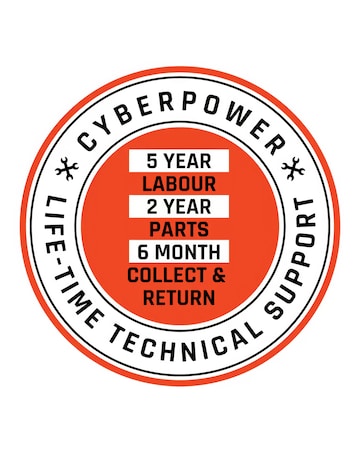 CyberPowerPC Intel Core i5 14400F RTX 5060 1TB SSD Gaming PC