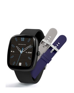 Reflex Active Series 50 Silicone Calling Strap Watch Set - Black