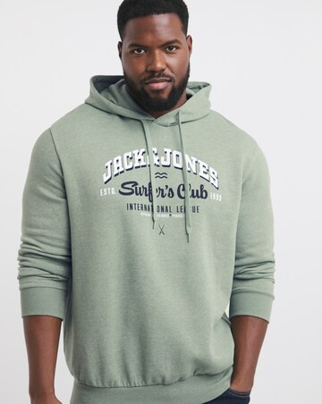 Jack & Jones Logo Hoodie - Green