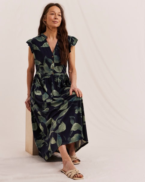 Julipa Petite Printed Jersey Midi Dress