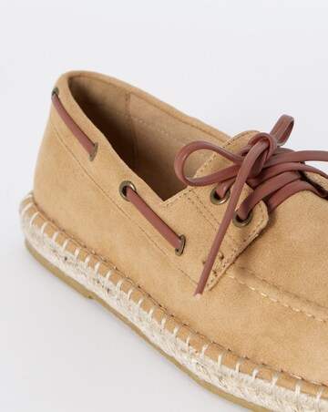 Celia Espadrille Boat Shoes - Wide Fit (E)