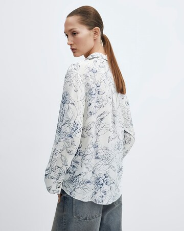 Mango Button Printed Shirt