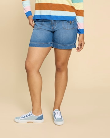 White Stuff Mollie Combat Denim Shorts