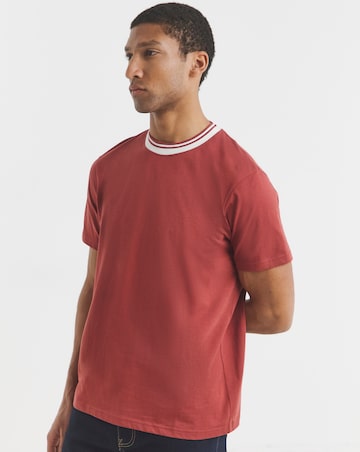 Ringer T-Shirt- Red