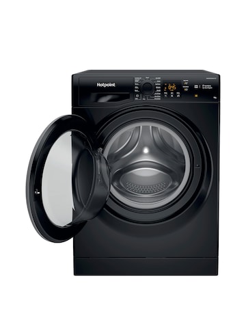 Hotpoint NSWM965CBSUKN, 9kg, 1600rpm Washing Machine - Black