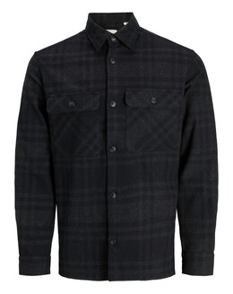 Jack & Jones Premium Rayle Check Over Shirt - Black
