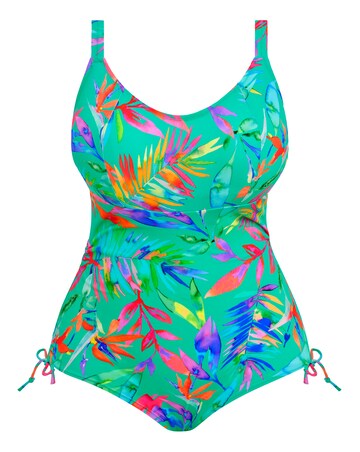 Elomi Toyama Tides Non Wired Adjustable Leg Swimsuit Jade