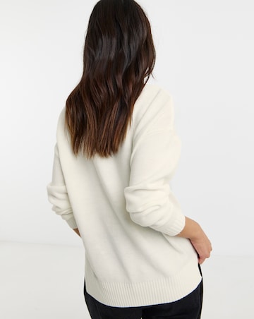 Ivory Sequin Star Jumper