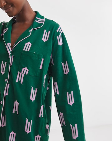 Wicked Button Through Pyjama Set