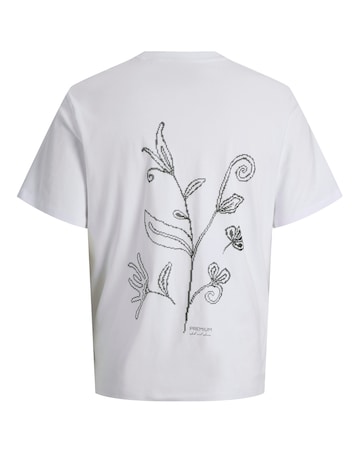 Jack & Jones Premium Kyle Back Graphic T-Shirt - White