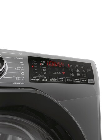 Hoover H3DPS6966TAMBR80 9/6kg, 1600rpm, WiFi Washer Dryer - Graphite