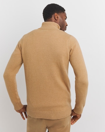 Mustard Lambswool 1/4 Zip