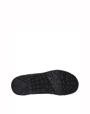 Skechers Black Uno Stand On Air Trainers -Wide Fit (E)